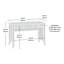 Bureau d'ordinateur en bois avec plateau pour clavier, blanc