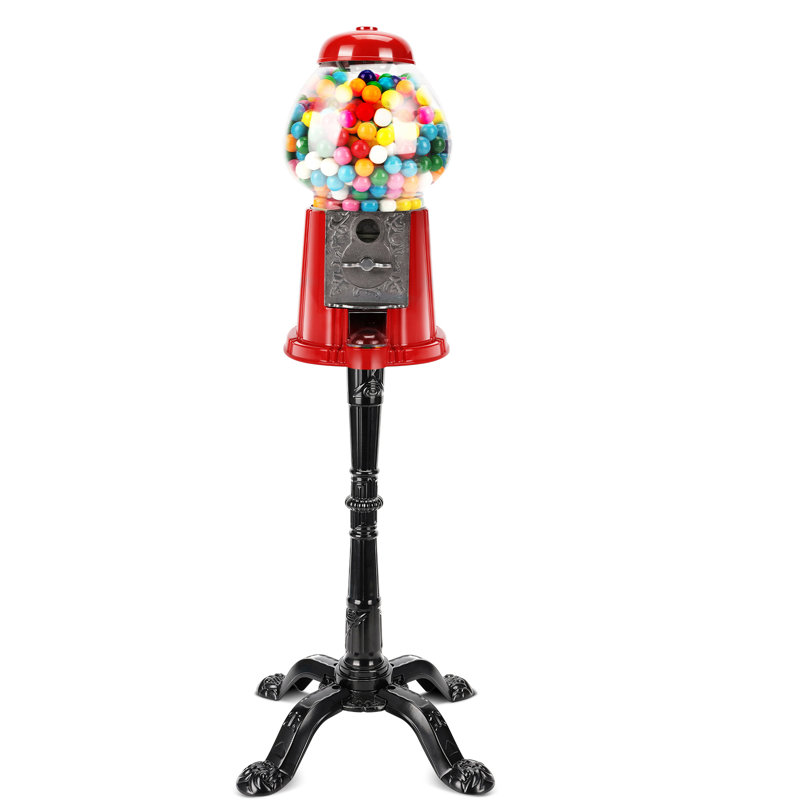 Machine à bonbons à jetons commerciale 15 "rouge avec support