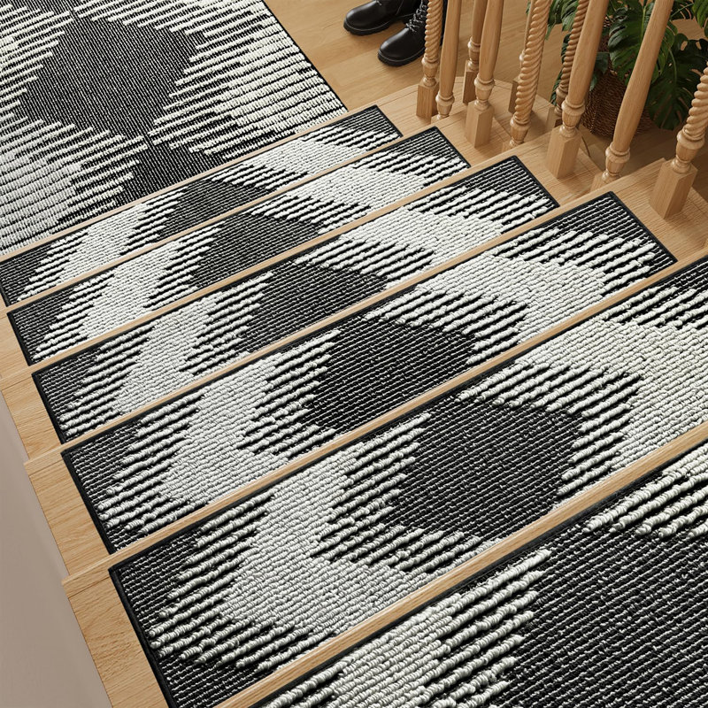 Tapis d'escalier 15 pièces antidérapants
