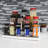 Freestanding Spice Rack with Adjustable Racks
