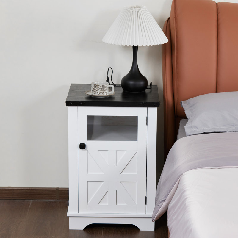 Table de chevet Romary, Blanc