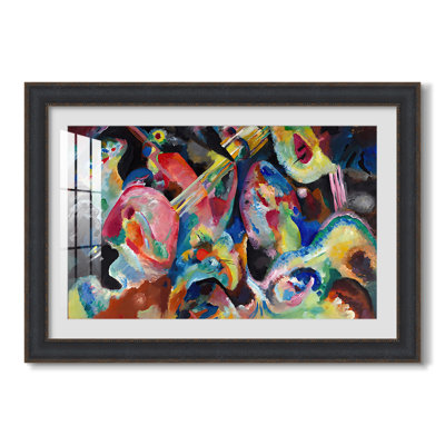 Improvisation. Deluge, 1913-Wassily Kandinsky-Custom Framed Canvas
