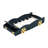 Dark Blue + Yellow Twin Size Race Car-shaped Bed With Storage Feature And Aesthetics - Solid Wood Construction For Bedroom Storage, Construction, Comfortable Functional Design