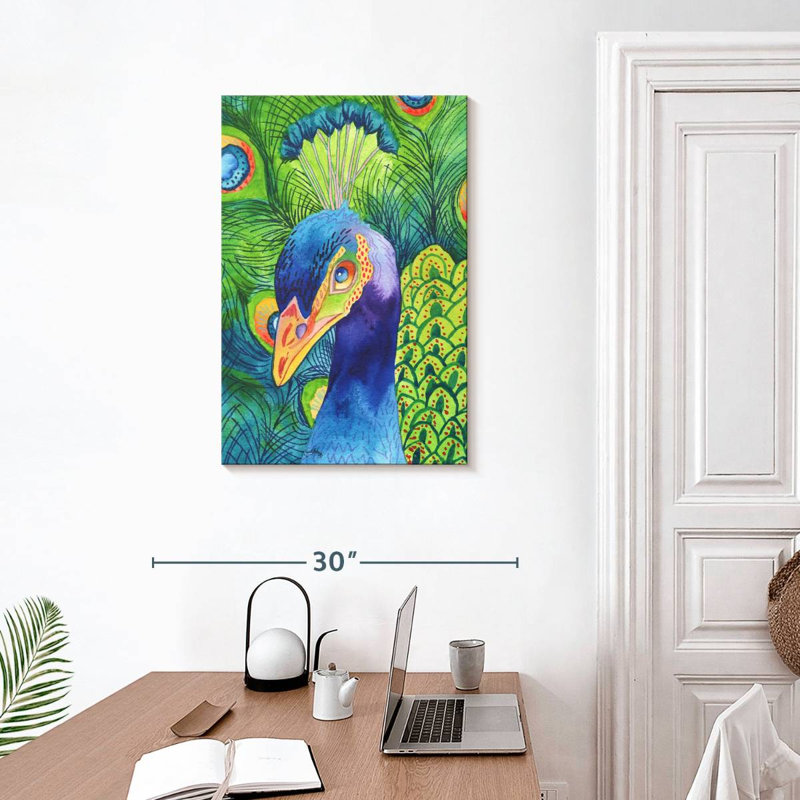 Brampt Perfect Peacock, 30" H x 20" W