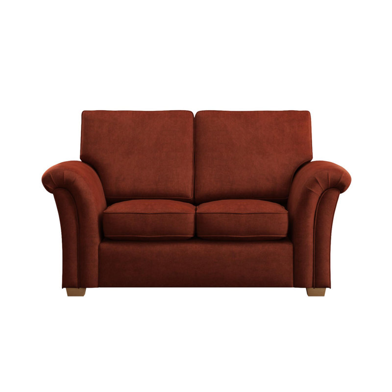 Castleacre Three Seater and Two Seater, Fixed Back, Marmalade