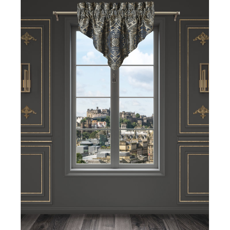 Weston - Blue Window Ascot Valance