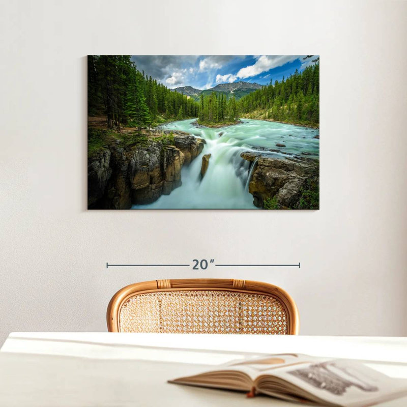 Cascades d'Alvord Upper Sunwapta, H 16 po x l 24 po