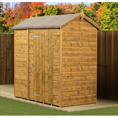 Modular Apex Garden Shed  4X6 No Windows