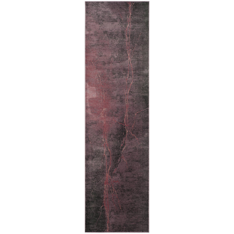Tapis à motif abstrait performance rétroertaertaerta, Tapis de couloir 2 pi 2 po x 8 pi