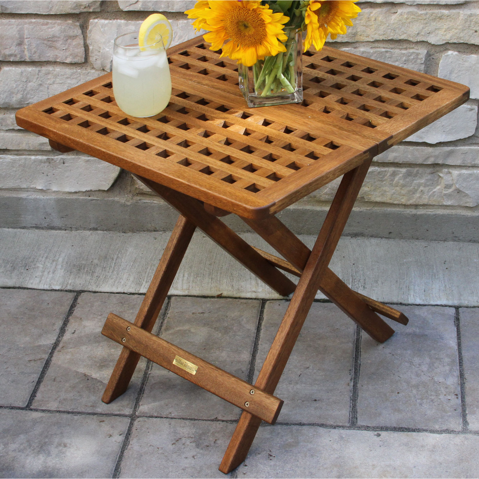 Fleur Folding Side Table