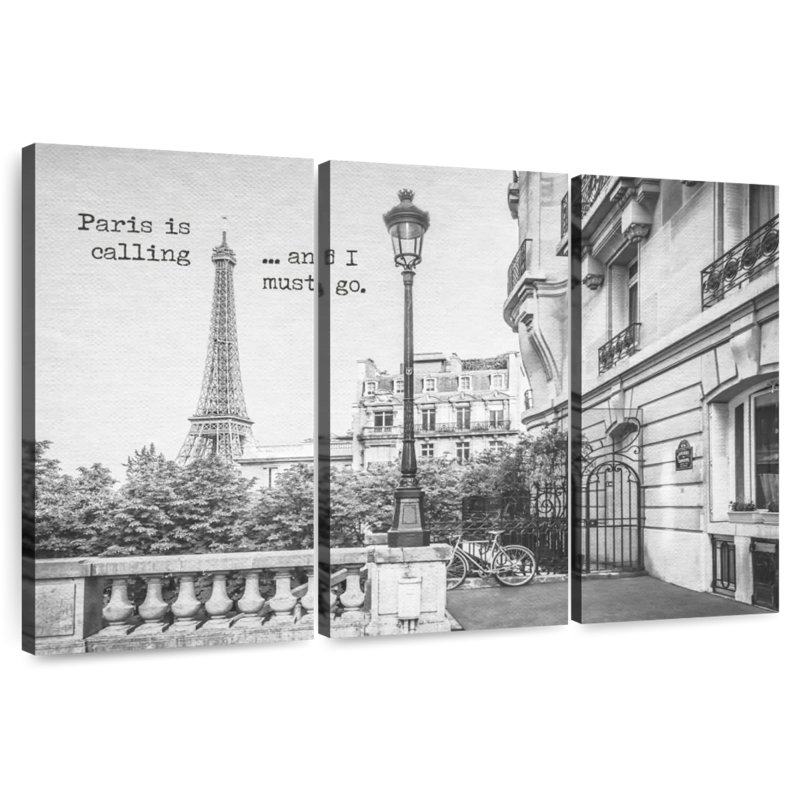 Rorry Paris Is Calling, 32" H x 50" W