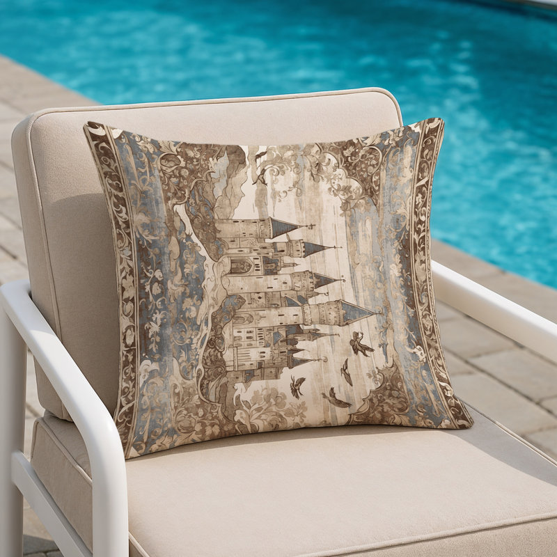 Throne’S Reach Indoor And Outdoor Throw Pillow, Square 20"