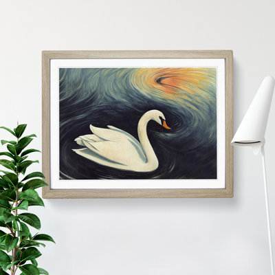 Showstopping Swan - Single Picture Frame Print