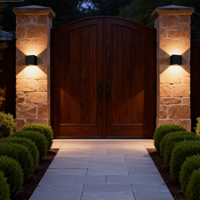 Modern LED Outdoor Wall Lights, Waterproof Up and Down Wall Lamps,Aluminum Outdoor Wall Sconce Lighting Fixtures 10w 2pack