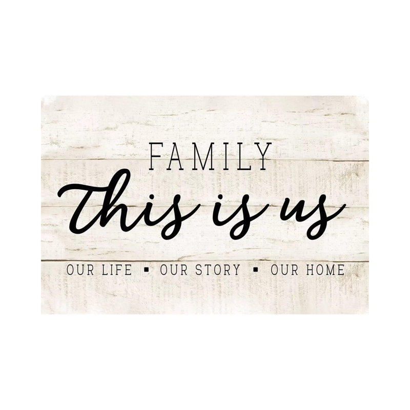 This Is Us - Print on Canvas, Wrapped Canvas, 101.6 cm H x 66.04 cm W x 1.91 cm D
