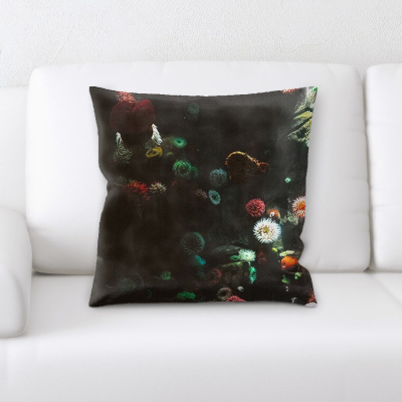 Microsuede Reversible Throw Pillow