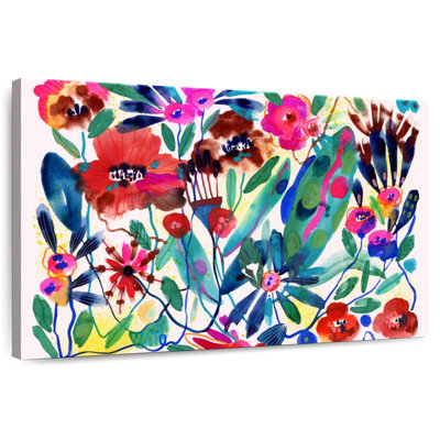 Jardin sauvage vibrant