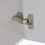 Meuble-lavabo mural 18 po avec lavabo en résine blanche et porte d'armoire à fermeture en douceur 18 po-366328528