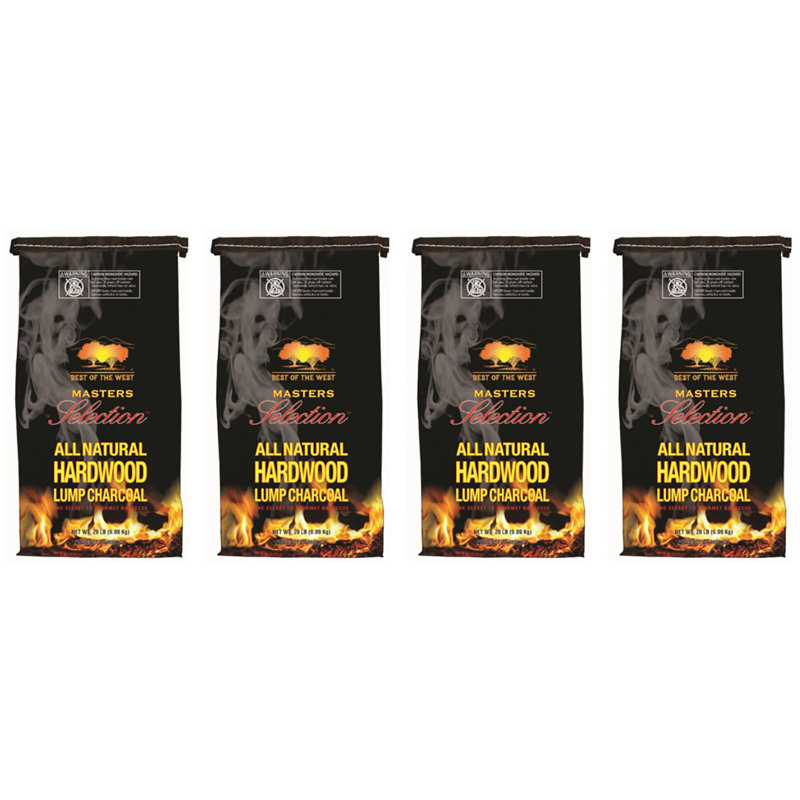 Best Of The West 20 Lb. Charcoal, Set of 4