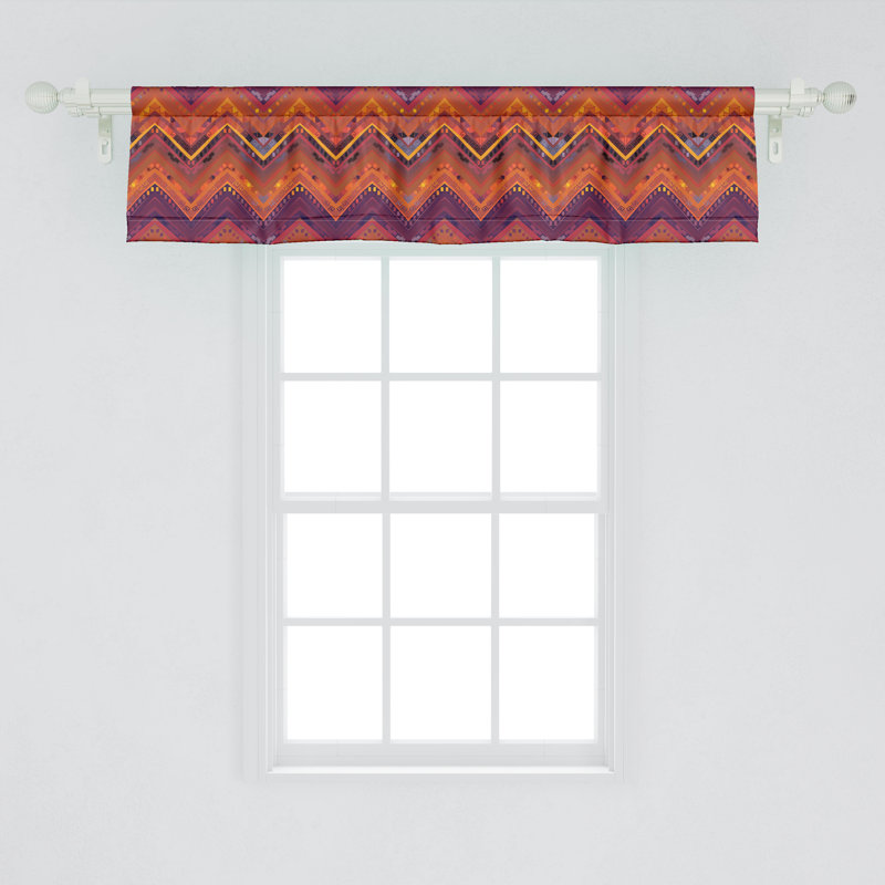 Ensemble de 2 ornements en zigzag Ambesonne Tribal, L 54 po x L 12 po