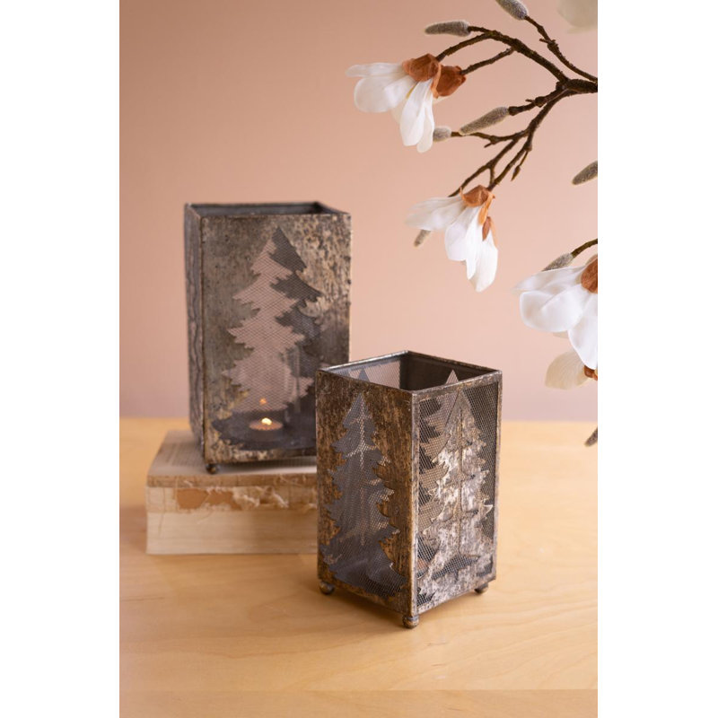 ENSEMBLE DE DEUX LUMINAIRES D'ARBRES DE NOEL