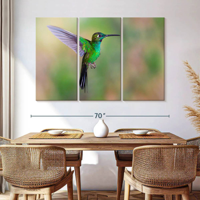 Brampt Green Fronted Hummingbird, 42" H x 65" W