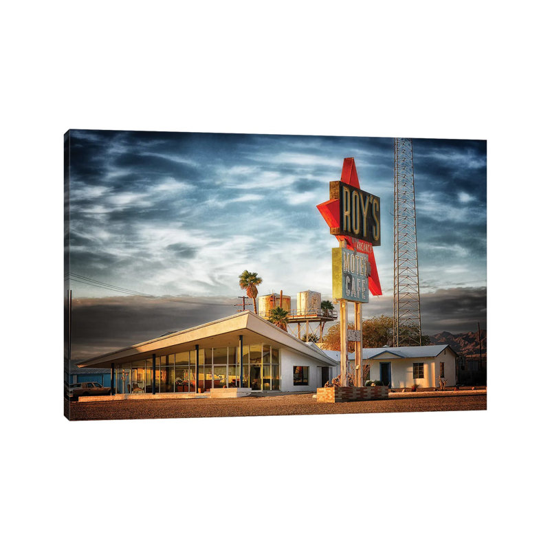 Roys Route 66 - Wrapped Canvas Print