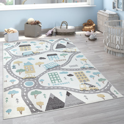 Comeau Cream/Grey/Yellow Rug