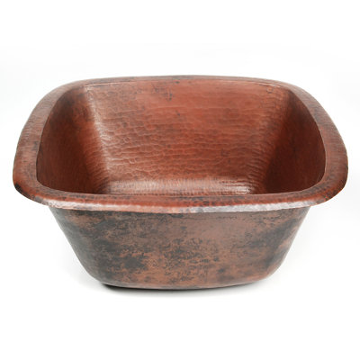 15'' L Single Bowl Copper Kitchen Sink