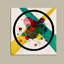 «Circles In A Circle» par Wassily Kandinsky, art mural sur toile-279996407