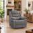 Microfibre / microsuède gris est en rupture de stock