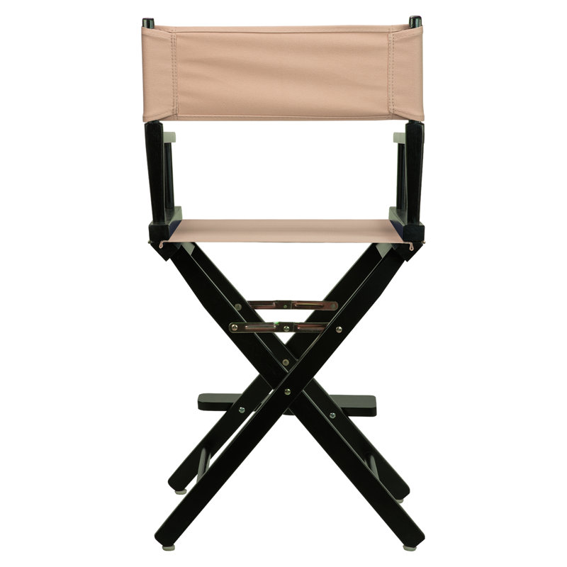 24" Folding Director Chair, Yellow, Black