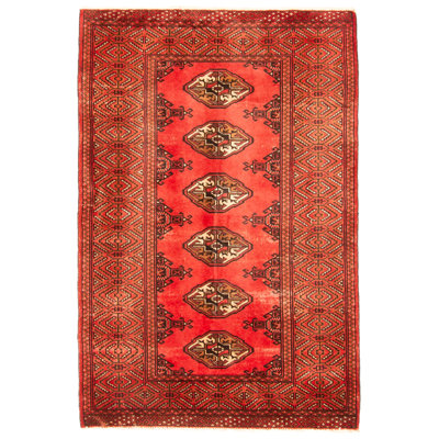 Teimani Red Rug 3'4" x 4'11"