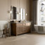 Meuble-lavabo double l 72 po Brookfield-113399119-113399121