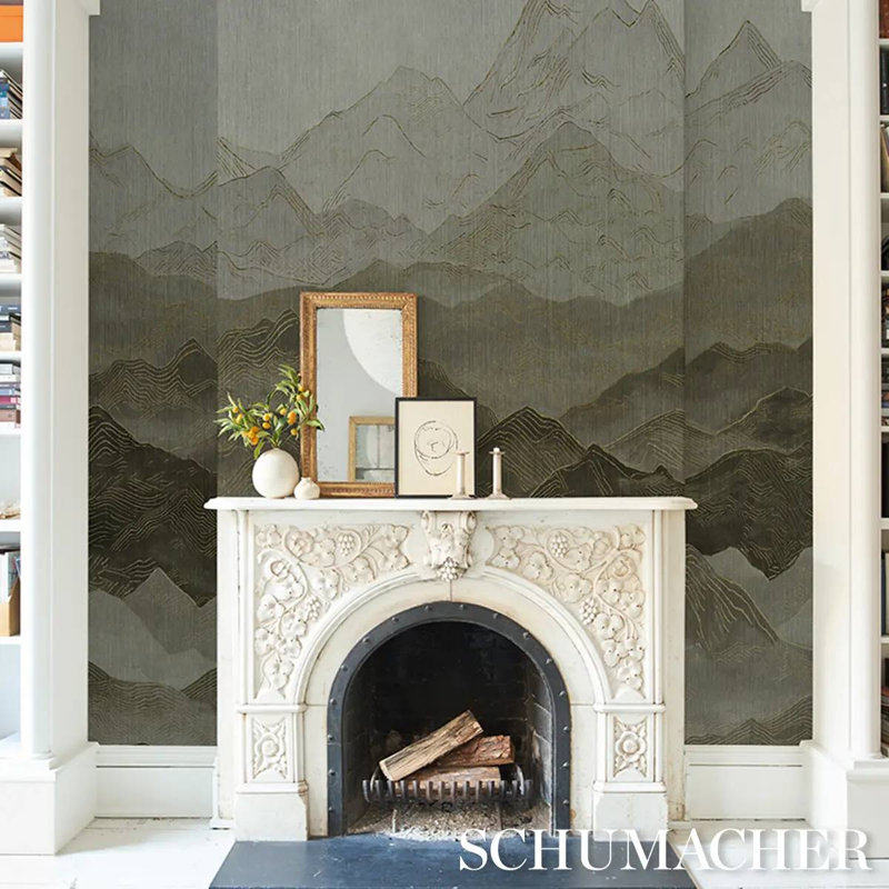 Atmospheric Landscape Panel Set, Gray