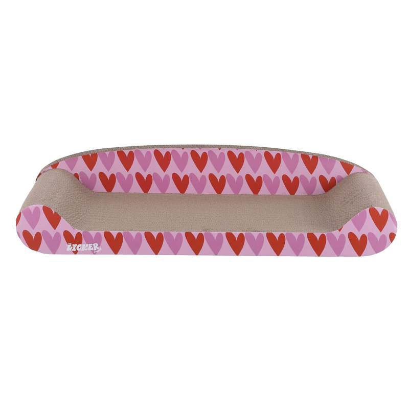 Emzley Scratching Post, Pink/Red