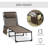 Outsunny Reclining Chaise Lounge Chair-1588766071