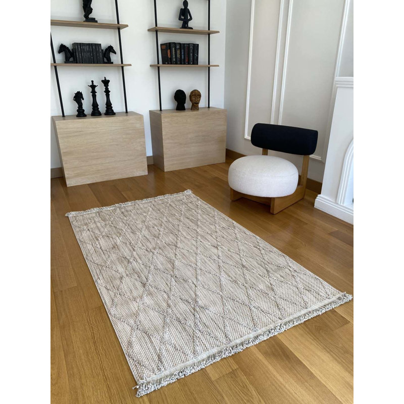 Tapis en coton Tilina, Rectangle 5 pi 3 po x 8 pi 10 po