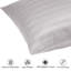 Luxury Microfiber Striped Pillowcases Set of 2 - Soft, Breathable & Wrinkle-Resistant Pillow Covers-1396515751