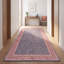 Tapis Fjord moderne à motif mosaïque mouchetée abstraite, turquoise, rose et crème, lavable à la machine, antidérapant, à poils courts, pour l'intérieur et l'extérieur, adapté aux animaux domestiques, idéal pour le salon, la chambre, la salle à manger, l'entrée, le couloir ou le bureau.-1632195890