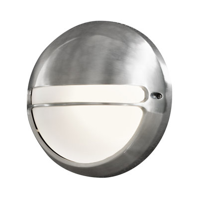 Torino Silver Outdoor Bulkhead Light