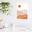 Doris Mountain Range I par Amy Lighthall - reproduction d'art sur papier encadrée-1531589561-1531589574