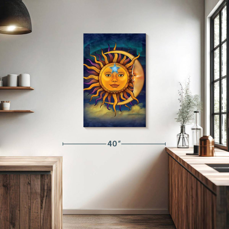 Oberle Sun Moon, 36" H x 24" W