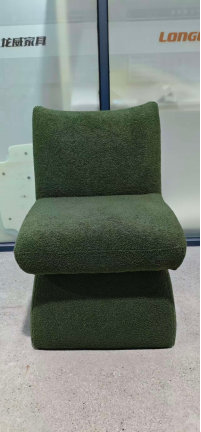 Chaises de salle à manger pivotantes modernes recouvertes de tissu Teddy, Vert