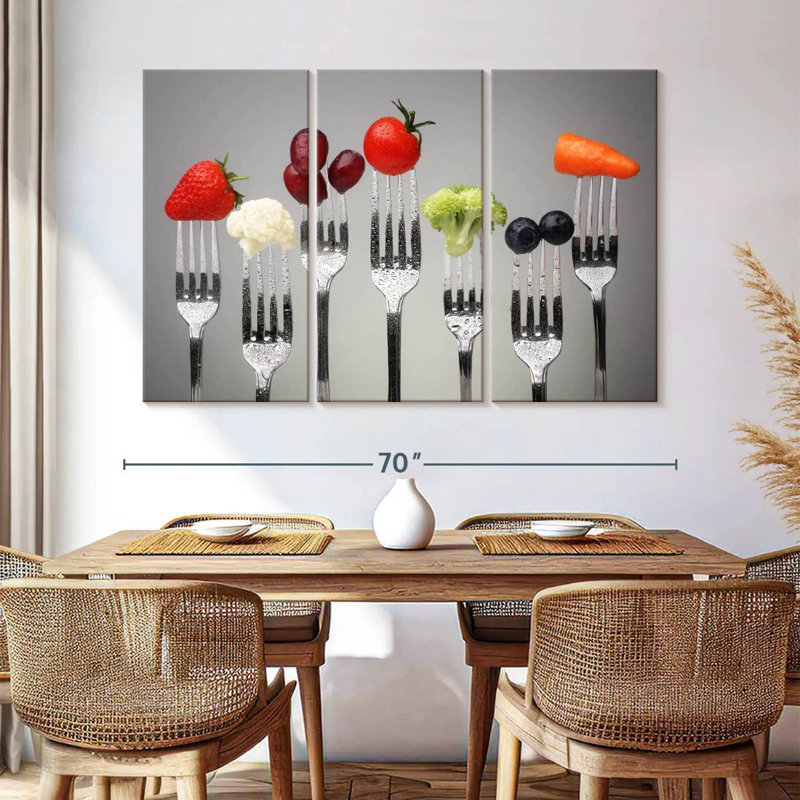 'Healthy Eating, 42" H x 65" W