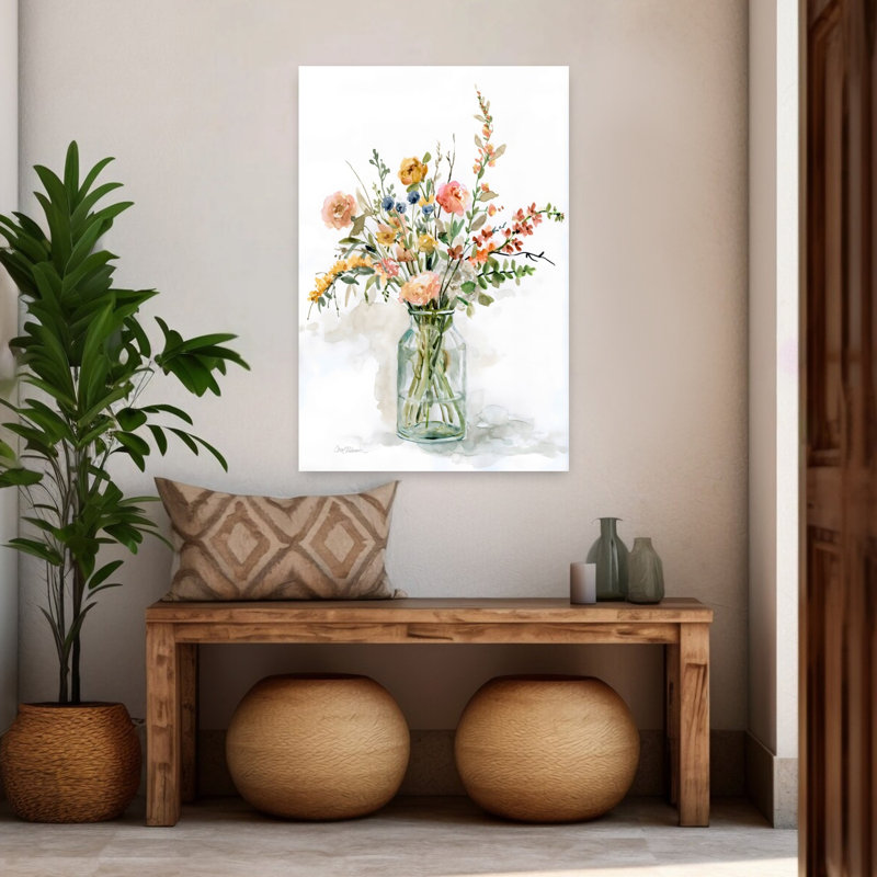 «My Favorite Picks I Delicate Elegant Peaceful Spring Summer», art mural, H 48 po x l 32 po