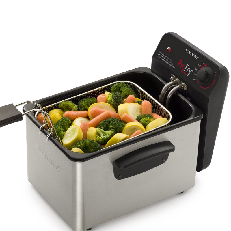 Presto Stainless Steel ProFry* Immersion Element Deep Fryer