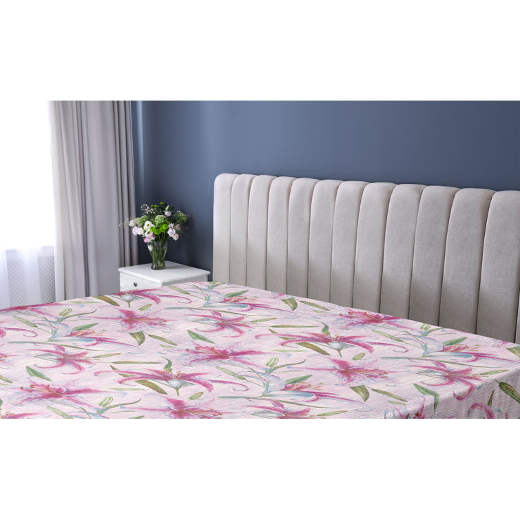 Drap-housse floral Ambesonne