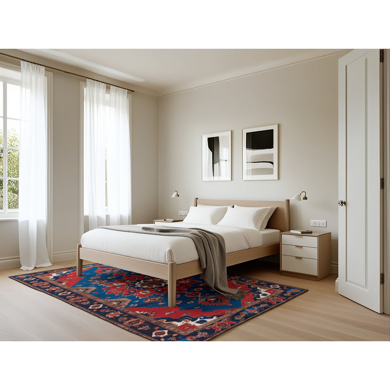 Tapis gris Tabriz lavable à la machine, Rectangle 5 pi x 7 pi