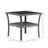 Rattan Outdoor Side Table With Storage Shelf And Tempered Glass Top, Square Gray End Table With Aluminum Frame | Gift Idea-33506284